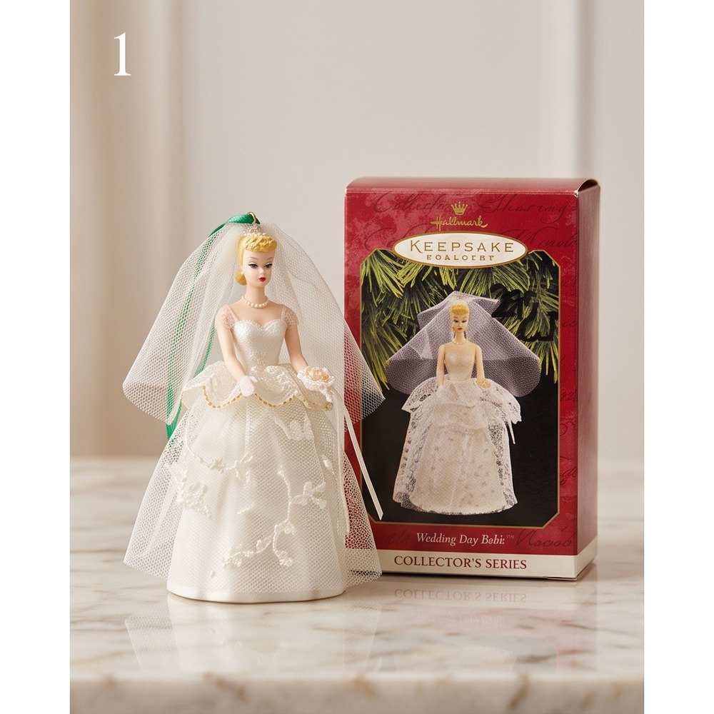 Hallmark Keepsake Wedding Day Barbie Ornament Collector Series‎ 1997 Vintage